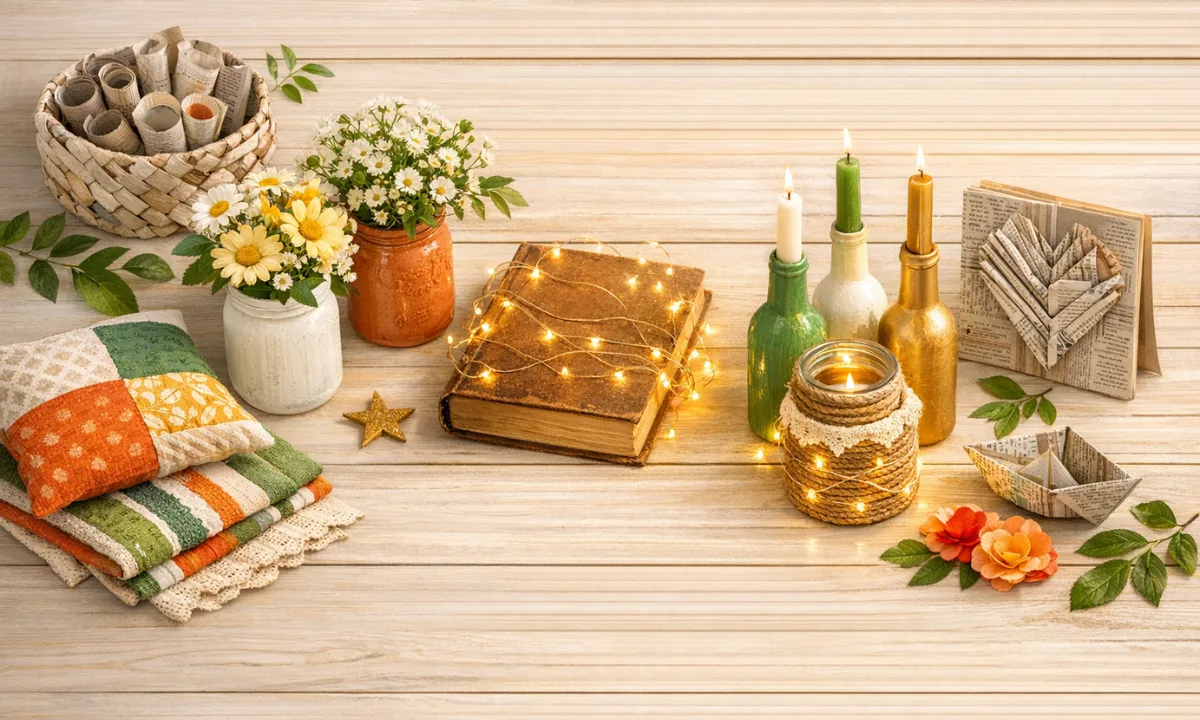 DIY Home Decoration Using Household Items